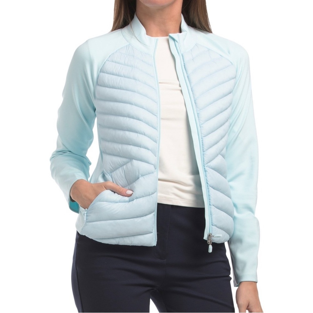 G/FORE Women's Sky Blue Puffer Jacket
